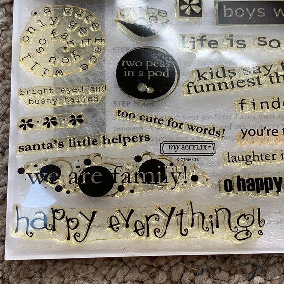 Close to My Heart My Acrylix Kid Power Stamps - Picture 4 of 6